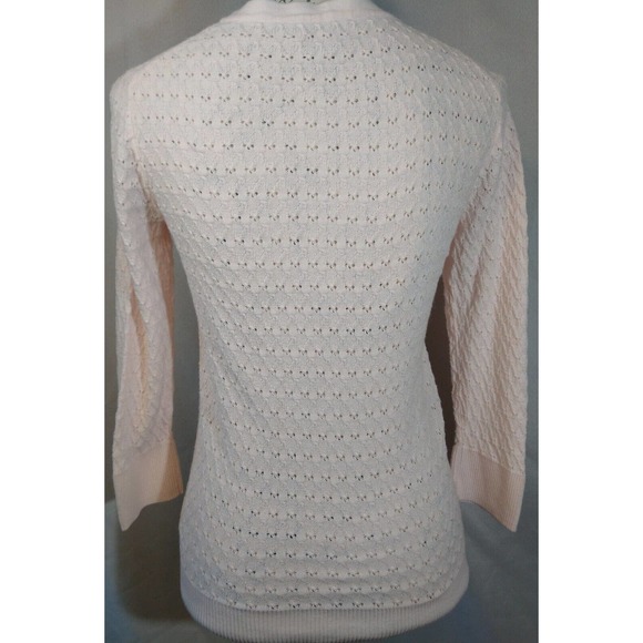 🎀 Soft Pink Button Up Merona Knit Cardigan Size S - Picture 3 of 5